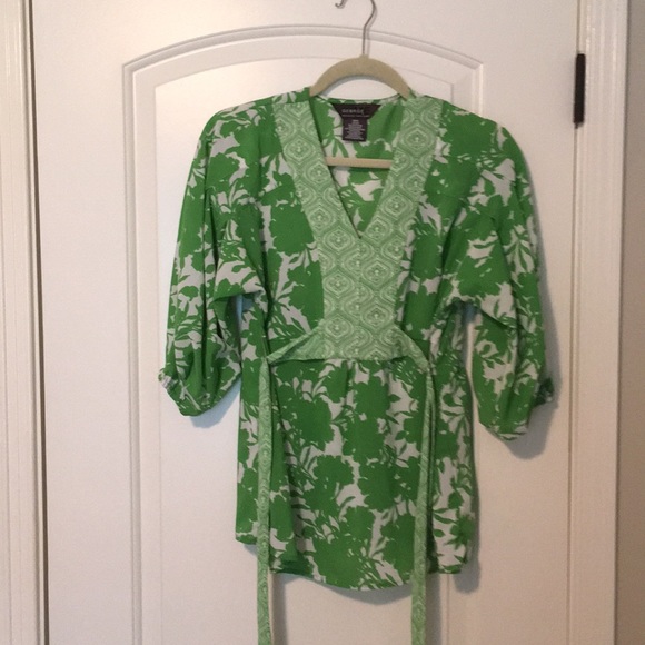 George Green Floral Blouse - Picture 1 of 3